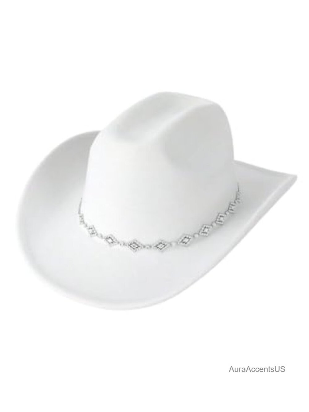 Rhinestone Western Cowboy Hat Wide Brim Cowgirl Hat